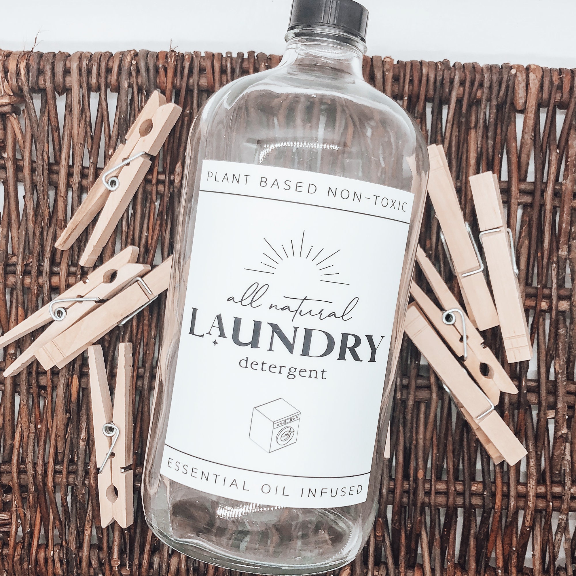 How to remove labels from detergent bottles