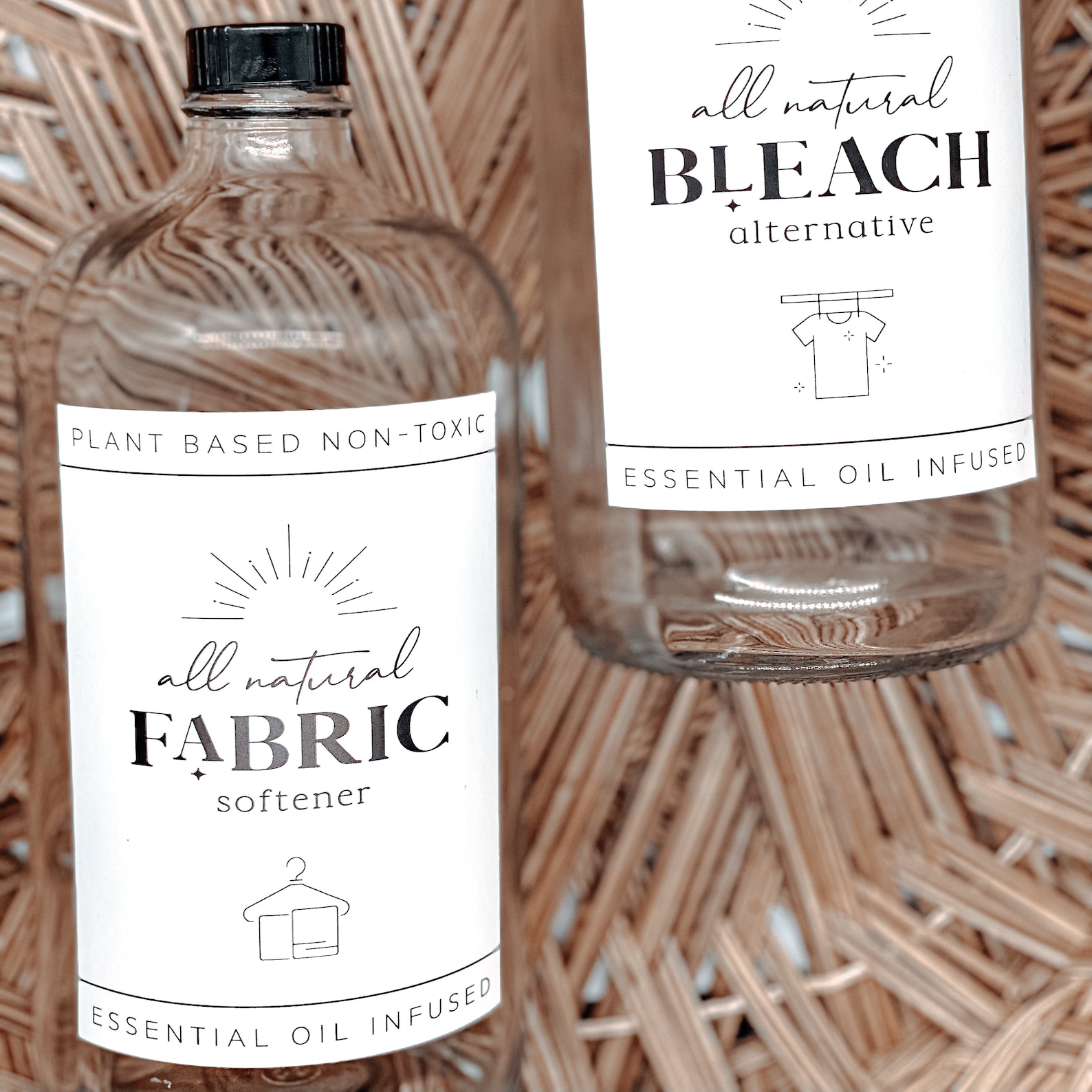 Fabric Softener Label 32oz. Glass Label Detergent Label Etsy