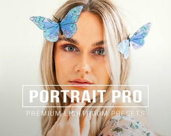 10 PORTRAIT PRO Lightroom Mobile and Desktop Presets | Face Bright Beauty Vibrant Selfie Makeup Retouch Skin Tone Preset