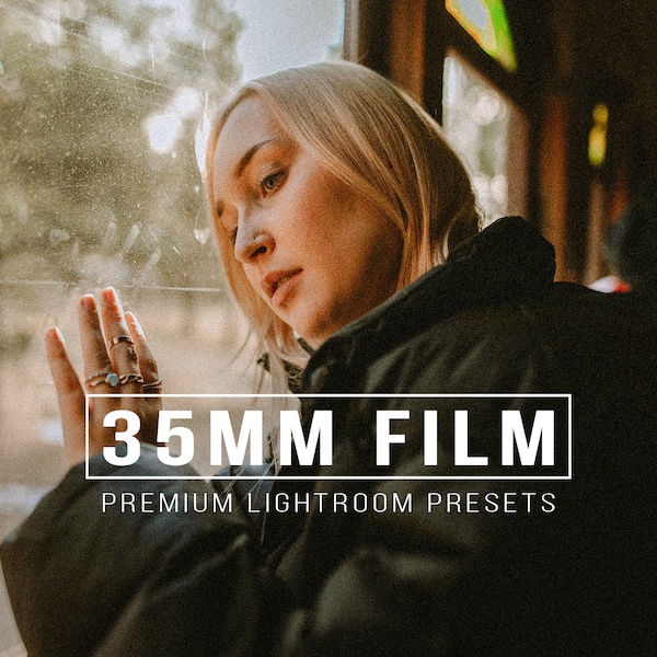 10 35 MM FILM LOOK Lightroom Mobile and Desktop Presets | Film Look Mobile, Vintage Preset, Retro preset, Film preset, Grain preset