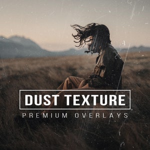 100 DUST TEXTURE OVERLAYS | Film Dust Grain and Scratch Photo Overlays for Photoshop, Cinematic Dust Grain, Vintage Texture, Vintage Dust