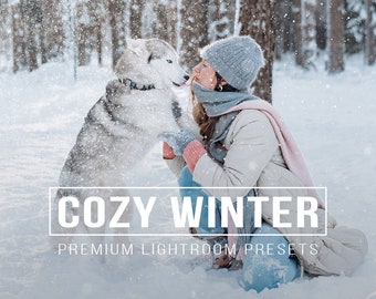 10 COZY WINTER Lightroom Mobile and Desktop Presets | Cold winter presets, Clean Instagram Winter, Frosty Snow Holiday Lifestyle Blogger