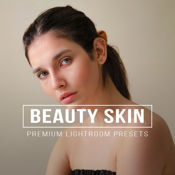 10 paramètres prédéfinis Lightroom pour mobile et ordinateur de bureau | Peau lisse, retouche de la peau prédéfinie, beauté Selfie maquillage léger Portrait peau douce et chaude