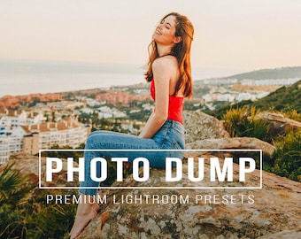 10 PHOTO DUMP Lightroom Mobile and Desktop Presets | Bright Airy Outdoor Clean Vibrant Presets Instagram Light Summer VSCO Filters Natural