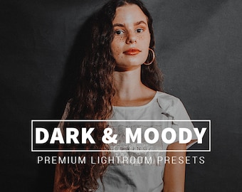 10 DARK AND MOODY Lightroom Mobile and Desktop Presets | Film Noir Preset, Dark moody lightroom presets, Dark moody tones, Deep Dark