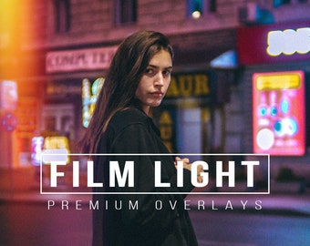 200 FILM LIGHT LEAKS Overlays | Creative Light photo Overlays, Vintage light leaks, Lens Effect, Photoshop overlays, Photography Overlays