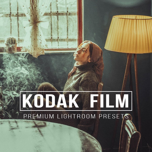 10 paramètres prédéfinis pour KODAK FILM Lightroom pour mobile et ordinateur de bureau | Grain préréglé, préréglages analogiques, préréglages rétro, film Fuji, préréglages de film, préréglages cinématographiques