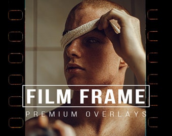 100 FILM FRAME | Negative Film Frames Kit, insta film, film negative border, film strip, kodak borders 35mm Borders, Cinematic border