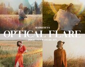 100 Optical Flare Overlays | Lens & Sunlight Flares, Natural Light Leaks, Photoshop Overlay Pack for Photos and Videos