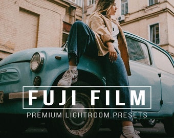 10 FUJI FILM Lightroom Mobile and Desktop Presets | Retro preset, Vintage Preset, Analog preset, Grain preset, vsco Film, Fuji Film Presets