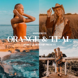 10 Lightroom Voreinstellungen | Sommer Strand Reisefilter, Blogger Foto-Bearbeitungen, petrolfarbene Töne für Handy & Desktop