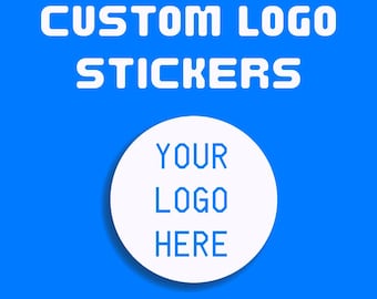 Pegatinas con logotipos personalizados