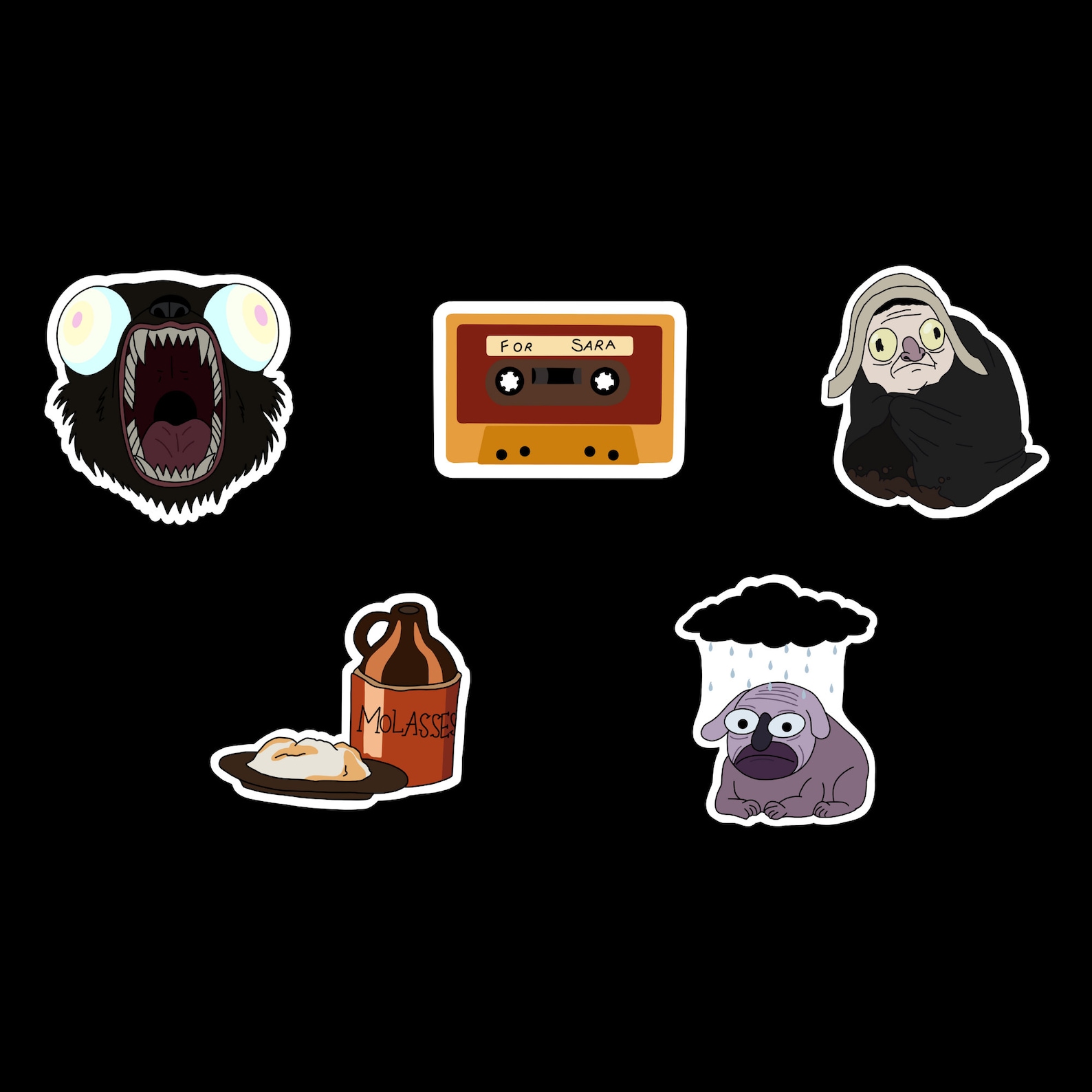 Over the Garden Wall Sticker Set Etsy