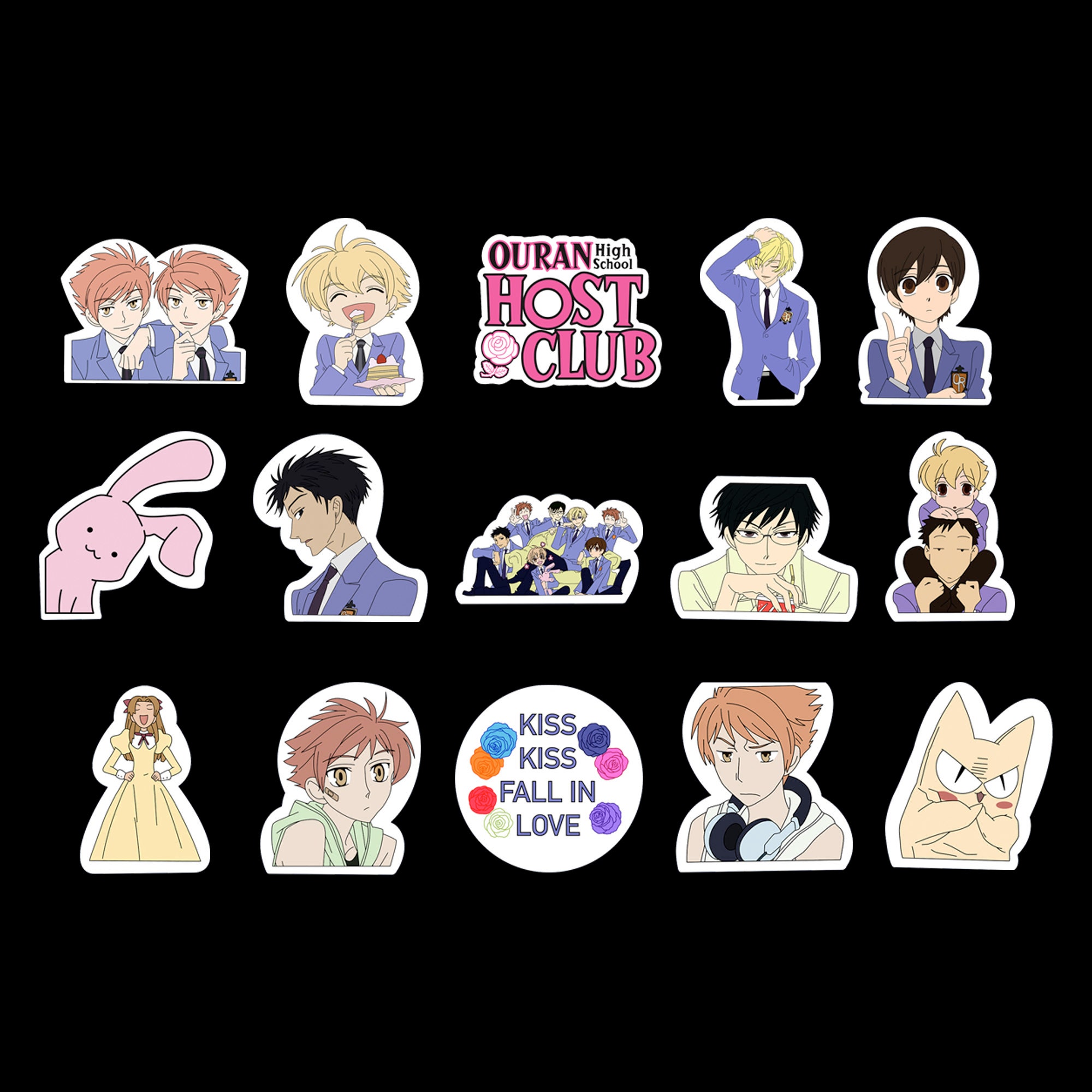 Ouran High School Host Club Sticker Set Etsy