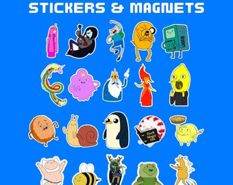 Adventure Time Sticker & Magnet Set