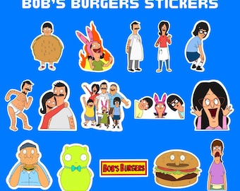 Juego de pegatinas de Bob's Burgers