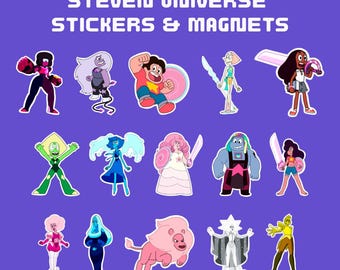 Set de pegatinas e imanes de Steven Universe
