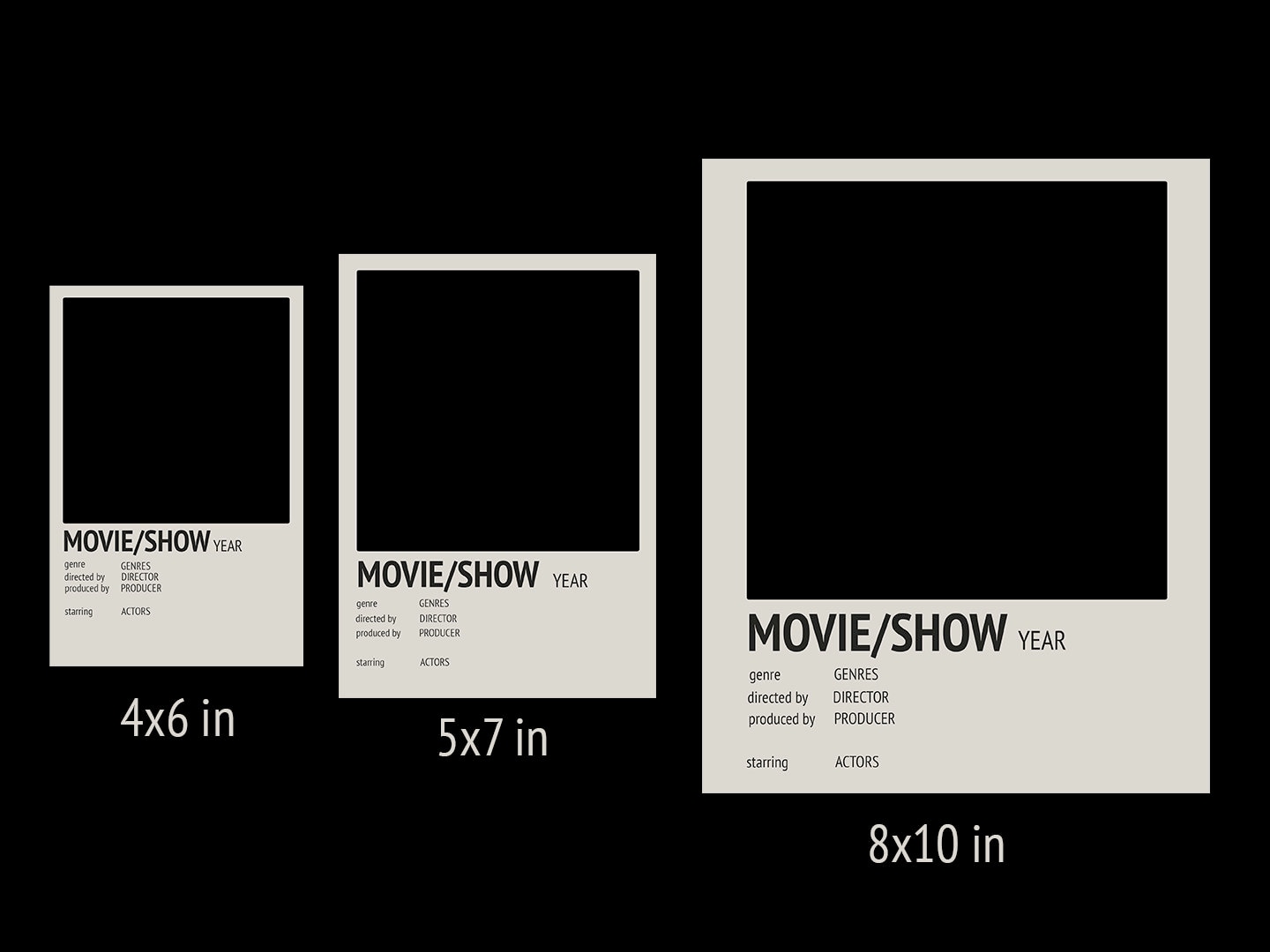 White Chicks Polaroid Poster  Film posters minimalist, Iconic