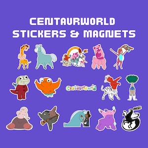 Centaurworld Sticker & Magnet Set