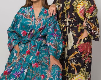 Cotton Kimono Robes