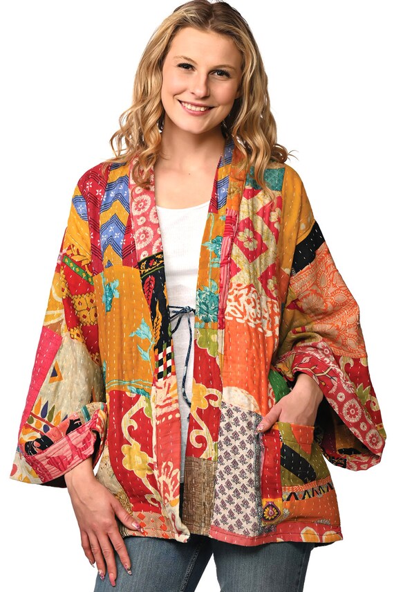 Colorful kimono cardigan sale