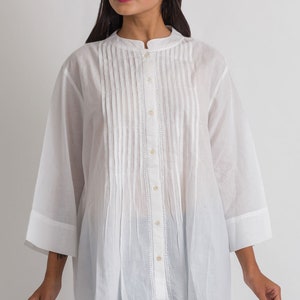 Rajani Embroidered White Tunic