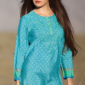 Deena Embroidered Tunic Top