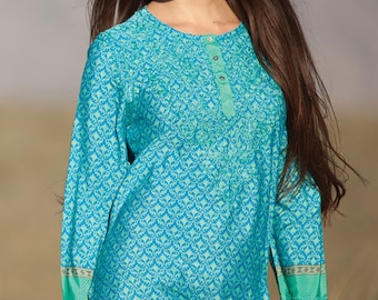 Deena Embroidered Tunic Top