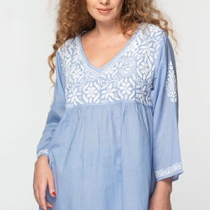 Ramani Embroidered Cotton Top