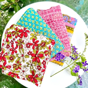 Kantha Up-Cycled Sari Cloth Napkins - Assorted Colors