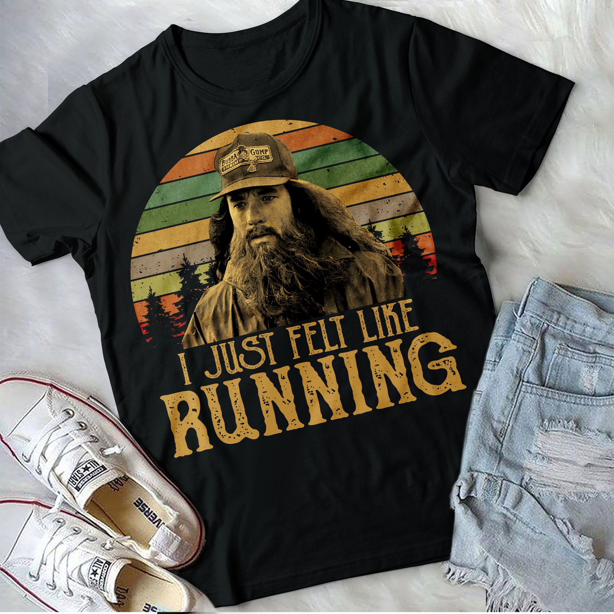 i just felt like running forrest gump t shirt