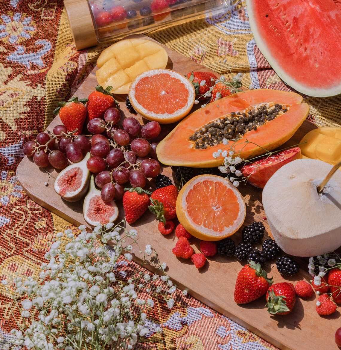 Golden Hour Luxury Boho Picnic Rug Picnic Blanket Woven Etsy