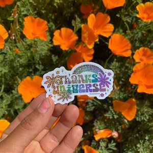 Thanks universe sticker !