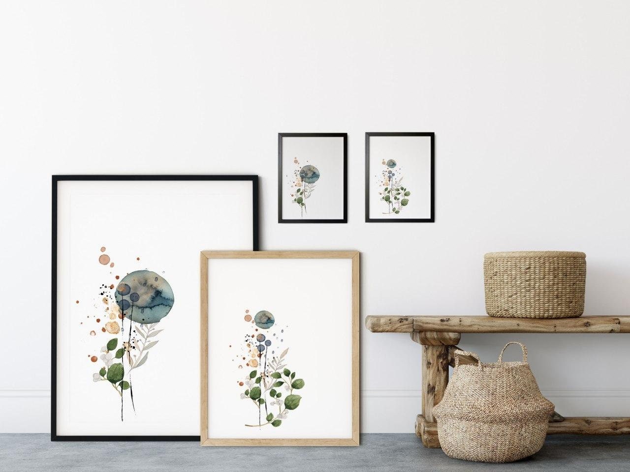Set of 3 Botanical Prints Wall Art Prints Botanical Wall | Etsy