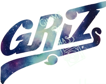 Griz vinyl decal, Griz car decal, EDM decal for laptop, rave decal, electronic music vinyl decal, dubstep decal for car