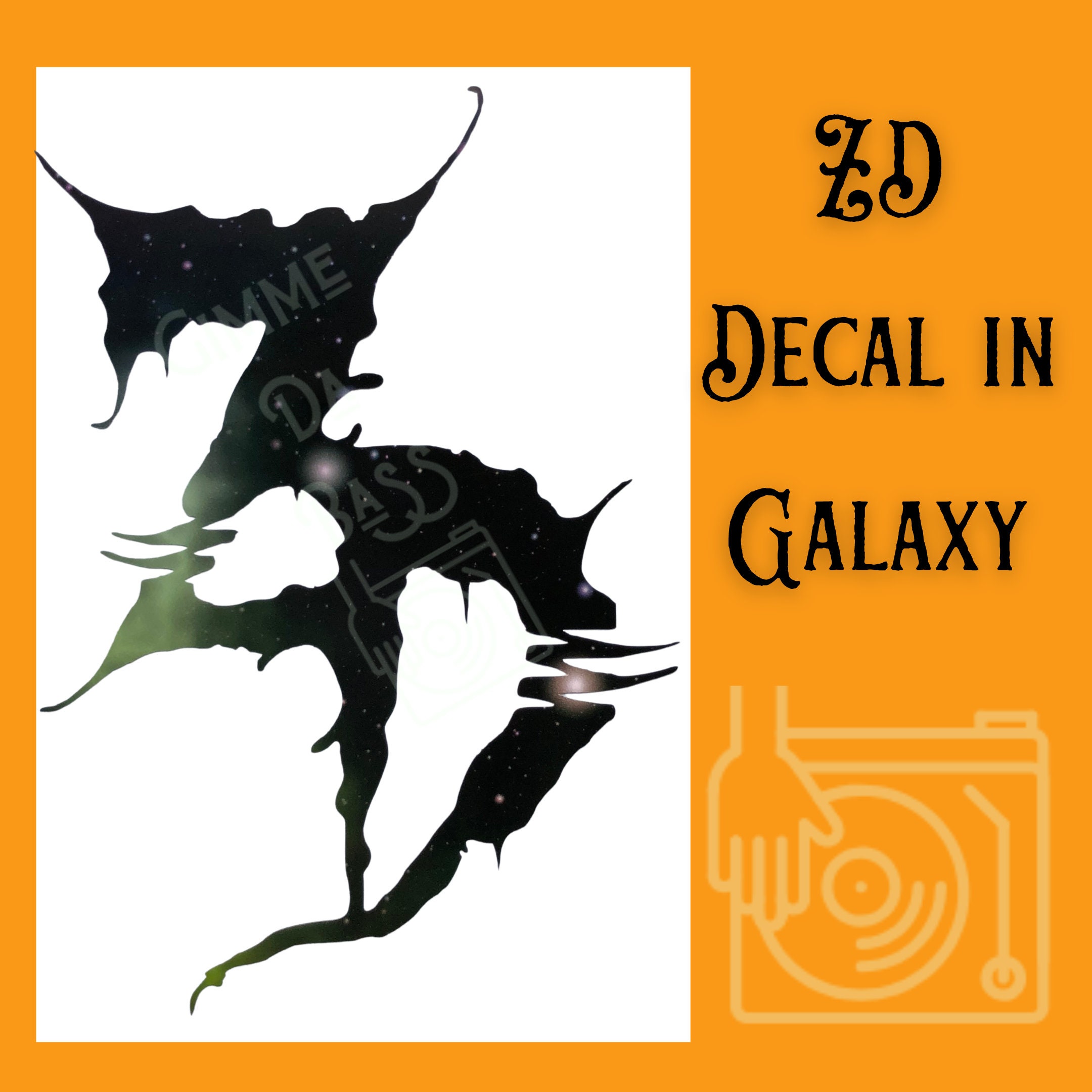 ZD Decal, Zeds Dead Car Decal, EDM Vinyl Decal, Zeds Dead Decal