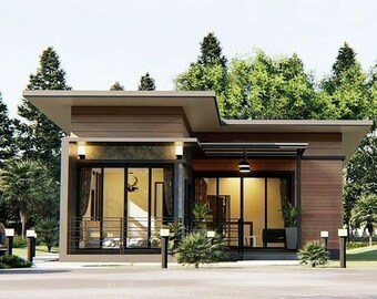 Featured image of post Modern Tiny House Floor Plans With Loft : A tiny house is exactly what it sounds like, a house with many of the amenities you'd expect in a home tucked neatly into a super small space.