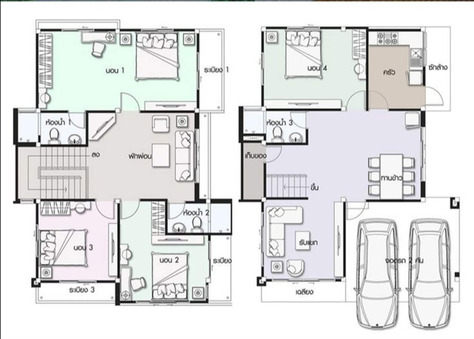 Custom Modern Tiny House Home Building Two Story Plans 4 - Etsy