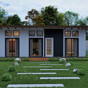 Custom 841 sq.ft house plans | 3 Bed Room & 2 Bath room with free original CAD File