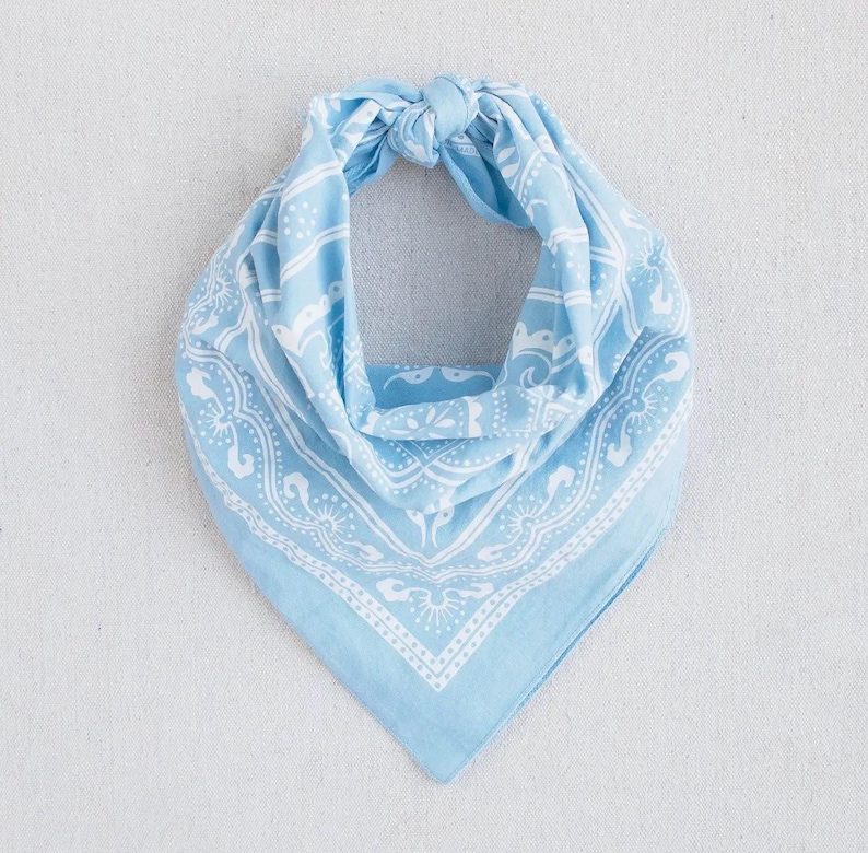 Organic Cotton Western Bandana Scarf – Vibrant Cowboy Bandana Accessory in High-Quality Fabric image 5