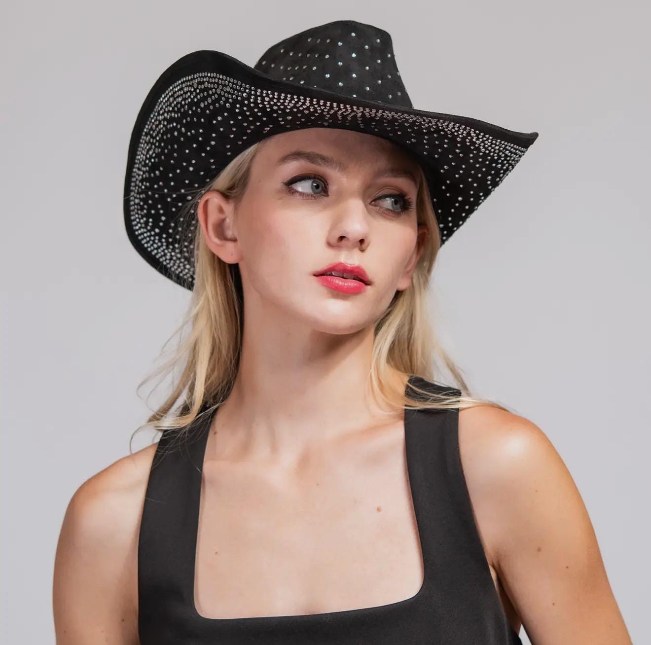 Straw Bling Cowgirl Hat - Etsy