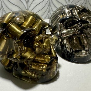 Resin Bullet Skull
