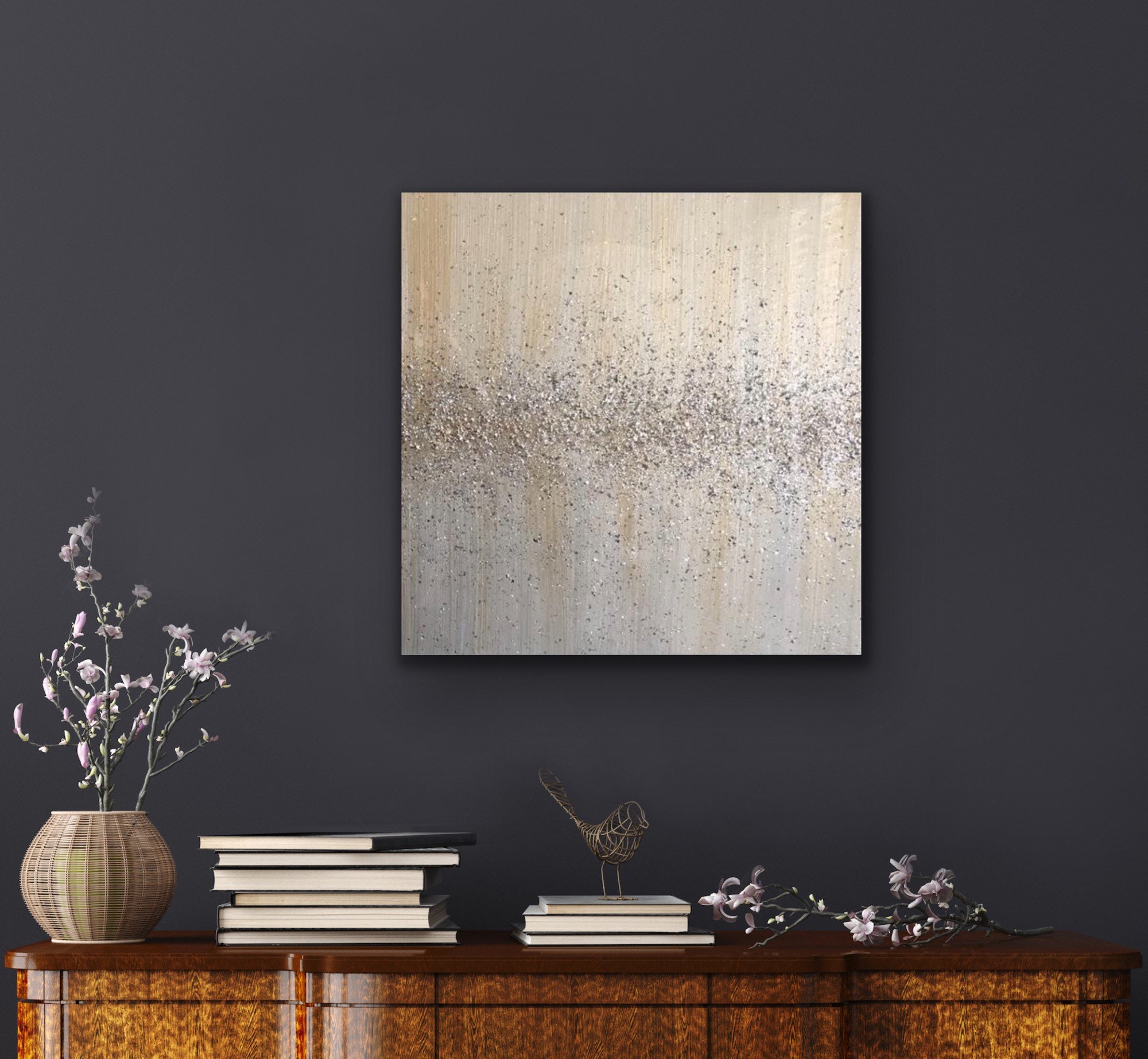 Silver and Gold Bling Wall Art Etsy