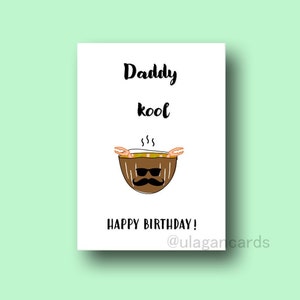 Daddy kool | Tamil card | food pun | funny | handmade | A6