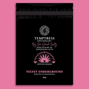 Velvet Underground  - Pink Pick Me Up Super Food Latte