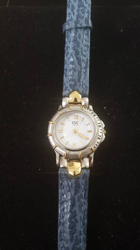 Vintage Ladies ESQ Quartz Watch With 