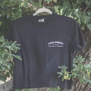 Cold Desert Saloon Women’s heavyweight boxy tee // summer tee // crop tshirt // western tee