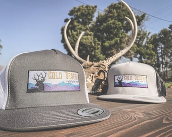 Deer Mountain Trucker Cap // Rodeo Fashion // Western Inspired // Punchy Hat // Western Style // Vintage Boho