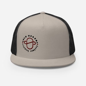 Cold Desert Moto Trucker Kappe // Rodeo Fashion // Western Kappe // Poppiger Trucker Hut // Western Trucker Hut