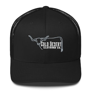 Cold Desert Longhorn Trucker Kappe // Westernhut // Cowboymode // Punchy Ranchy